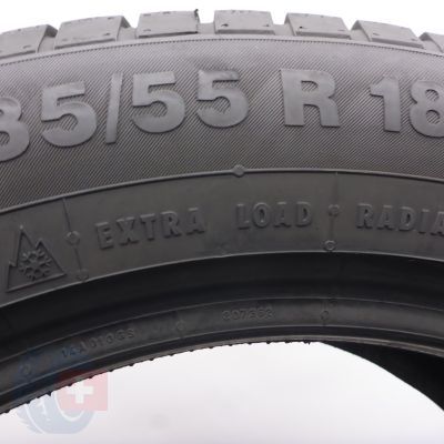 9. Opony 235/55 R18 2x CONTINENTAL 104H XL AO ContiWinterContact TS830P Zimowe 2021 6,8-7mm