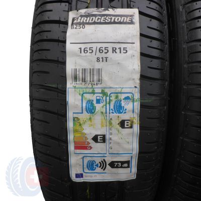 2. 4 x BRIDGESTONE 165/65 R15 81T B250 Lato 2015 Jak Nowe