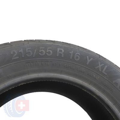 5. 2 x GISLAVED 215/55 R16 97Y XL Ultra Speed Lato 2018 Jak Nowe