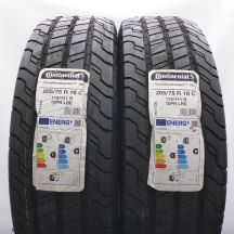 Opony 205/75 R16C 2x CONTINENTAL 113/111R ContiVanContact 100 Letnie 2022 Nieużywane 