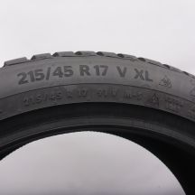 6. Opony 215/45 R17 2x CONTINENTAL 91V XL WinterContact Ts 870 Zimowe 2022 8mm 