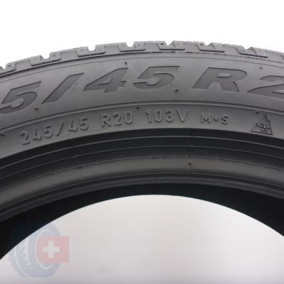 5. Opony 245/45 R20 2x PIRELLI 103V Scorpion Winter Zimowe 2015, 2016 6,7-6,8mm