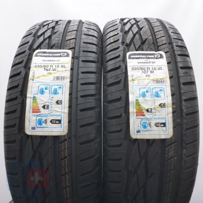 4. Opony 235/60 R18 4x GENERAL 107W XL Grabber GT Letnie 2018