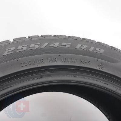 7. Opona 255/45 R19 1 x PIRELLI 104W XL Sottozero 3 elect PNCS T0 Zimowa 2022 7,5mm