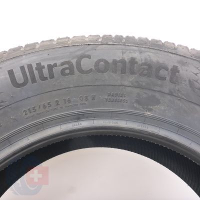 7. Opony 215/65 R16 4x CONTINENTAL 98H UltraContact Letnie 2023 Nieużywane 