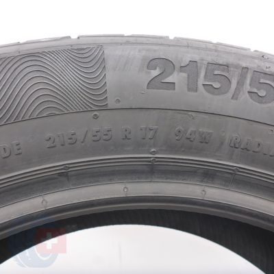 5. Opony 215/55 R17 4x CONTINENTAL 94W ContiPremiumContact 5 Letnie 2022 7-7,2mm