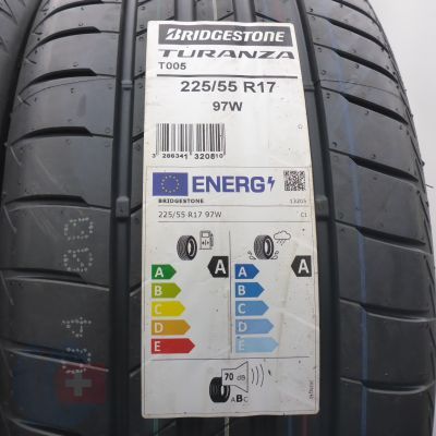 2. Opony 225/55 R17 2x BRIDGESTONE 97W Turanza T005 BMW Letnie 2024
