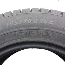 4. Opony 195/70 R15C 2x MICHELIN 104/102R Agilis Plus Letnie 2018 jak nowe 9,2-9,8mm