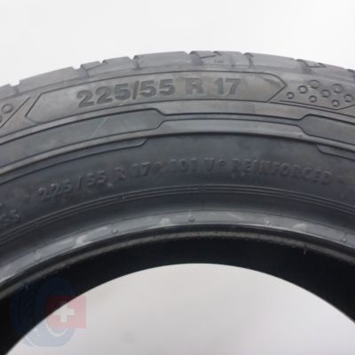 6. Opony 225/55 R17 2x CONTINENTAL 101V ContiVanContact 200 Letnie 2020/22 