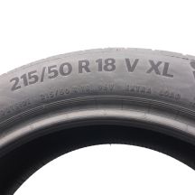 7. Opony 215/50 R18 4x CONTINENTAL 96V XL EcoContact 6 Letnie 2022 Nieużywane Jak nowe 