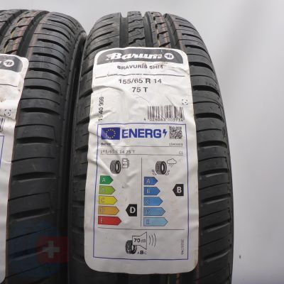 2. Opony 155/65 R14 2x BARUM 75T Bravuis 5HM Letnie 2024 