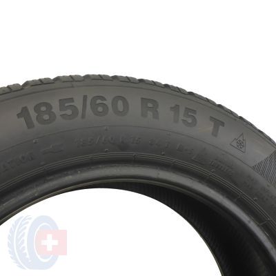 6. 4 x CONTINENTAL 185/60 R15 84T ContiWintercontact TS850 Zima 2015 6,5-7mm