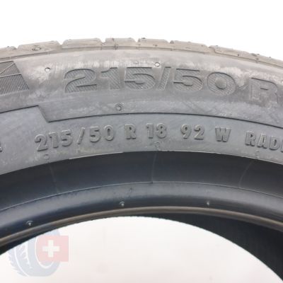 9. Opony 215/50 R18 4x CONTINENTAL 92W ContiSportContact 5 SUV A0 Letnie 2023