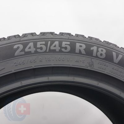 4. Opony 245/45 R18 2x SEMPERIT 100V Speed-Grip 5 Zimowe 2023, 2024 6,8-7mm
