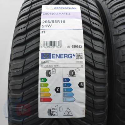 3. Opony 205/55 R16 2x MICHELIN 91W CrossClimate 2 Wielosezonowa 2025 