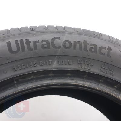 4. Opona 225/55 R17 1x CONTINENTAL 101W XL UltraContact Letnia 2023 