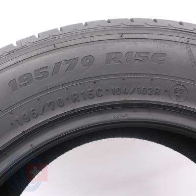 6. Opony 195/70 R15C 4x PIRELLI 104/102R Carrier Letnie 2019 Jak Nowe