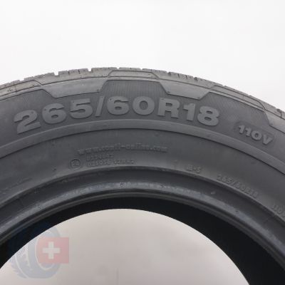6. Opony 265/60 R18 4x CONTINENTAL 110V 4x4 Contact M0 M+S Letnie 2024 