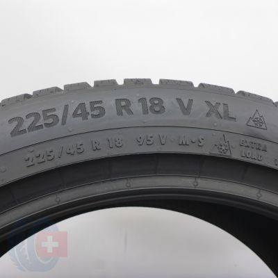 7. Opony 225/45 R18 4x CONTINENTAL 95V XL WinterContact TS 870P Zimowe 2021/22 8-7,2mm