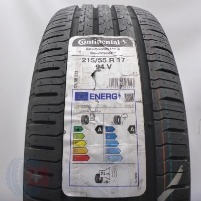 Opona 215/55 R17 1x CONTINENTAL 94V EcoContact 6 SEAL Letnia 2022
