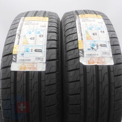 Opony 205/70 R15C 2x PIRELLI 106/104R Carrier Letnie 2019 Jak Nowe