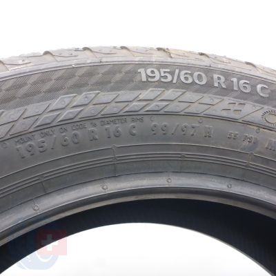 7. Opony 195/60 R16C 4x CONTINENTAL 99/97H VanContact 4Season Wielosezonowe 2020 