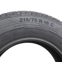 4. 2 x CONTINENTAL 215/75 R16C 113/111R ContiVanContact 100 Lato 2015 6,5 ; 8mm