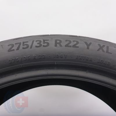 5. Opony 275/35 R22 2x CONTINENTAL 104Y XL PremiumContact 6 BMW Letnie 2020 5,3-5,2mm
