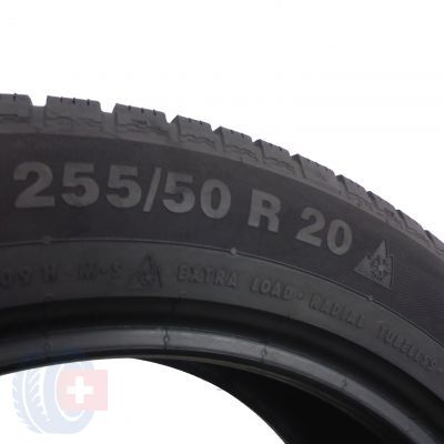 8. 4 x CONTINENTAL 255/50 R20 109H XL AO ContiWinterContact TS 830 P Zima DOT17