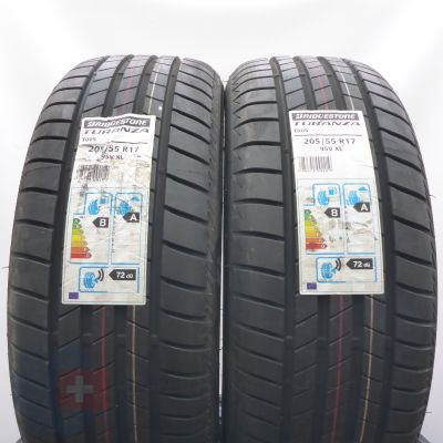 Opony 205/55 R17 2x BRIDGESTONE 95V XL Turanza T005 Letnie 2019         