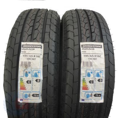 4. 4 x BRIDGESTONE 195/65 R16 C 100/98T Duravis R660 Lato 2018 