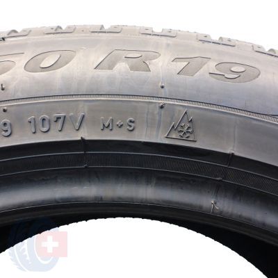 2. Opony 255/50 R19 2x PIRELLI 107V XL Scorpion Winter zimowe 6-6,4mm 2018