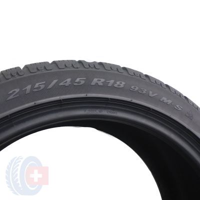 6. 2 x PIRELLI  215/45 R18 93V XL SOTTOZERO Winter 240 SerieII Zima M0 Zima 6mm