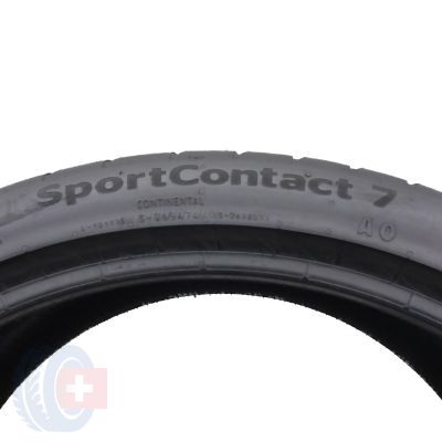 5. Opony 285/30 ZR22 2x CONTINENTAL 101Y XL SportContact 7 AO Silient letnie 6,5-6,8mm 2024