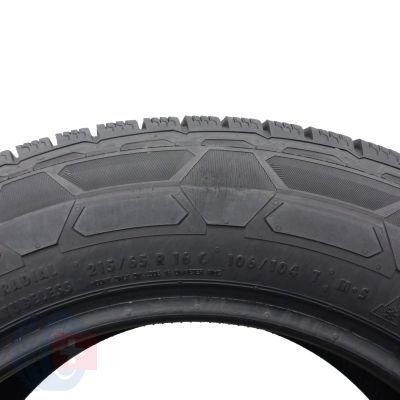 8. 2 x CONTINENTAL 215/65 R16C 106/104T VanContact Winter Zima 7,5mm 2018