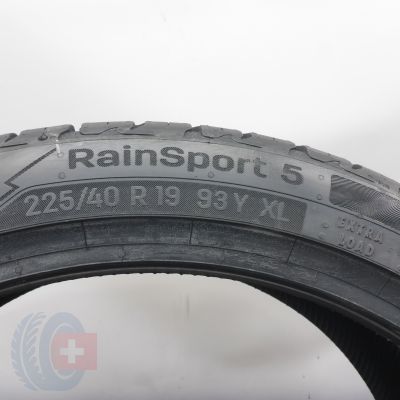 6. Opony 225/40 R19 2x UNIROYAL 93Y XL RainSport 5 Letnie 2021