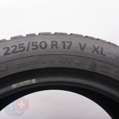 6. Opony 225/50 R17 2x CONTINENTAL 98V XL WinterContact TS 870 Zimowe 2023 7,2-7,5mm