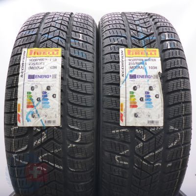 4. Opony 235/60 R18 4x PIRELLI 103H Scorpion Winter M0 Zimowe 2022