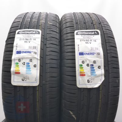 Opony 215/60 R16 2x CONTINENTAL 95V XL EcoContact 6 SEAL Letnie 2023