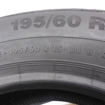 7. Opony 195/60 R15 4x CONTINENTAL 88H ContiPremiumContact 5 Letnie 2017 Nieużywane