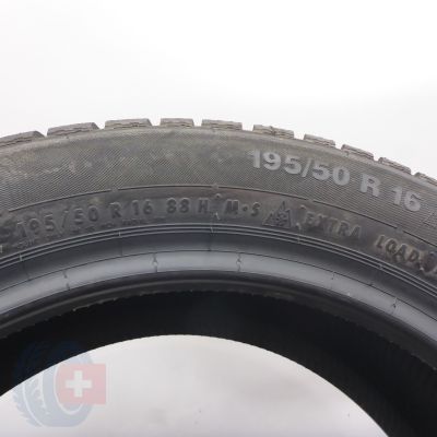 6. Opony 195/50 R16 2x CONTINENTAL 88H XL ContiWinterContact TS 830P A0 Zimowe 2021