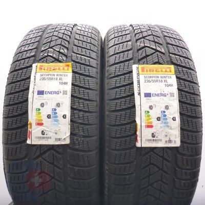 3. Opony 235/55 R18 4x PIRELLI 104H XL Scorpion Winter Zimowe 2022