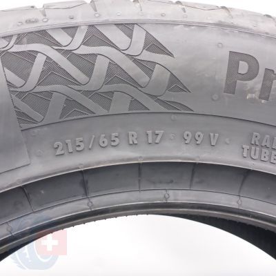 5. Opony 215/65 R17 4x CONTINENTAL 99V PremiumContact 7 Letnie 2023 Nieużywane