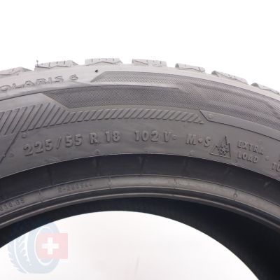 4. Opona 225/55 R18 1x BARUM 102V XL Polaris 6 Zimowa 2025 Jak Nowa 9,2mm