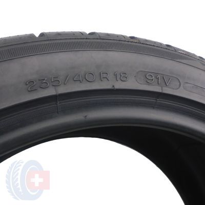 5. 2 x MICHELIN 235/40 R18 91V PilotAlpin PA2 N2 Zima 2010/11 8mm
