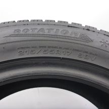 7. Opony 215/55 R17 4x DUNLOP 98V Winter Sport 5 Zimowe 2022 8-8,5mm