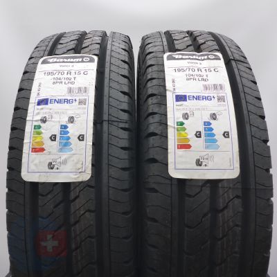 5. Opony 195/70 R15C 4x BARUM 104/102T Vanis 3 Letnie 2023 Nieużywane