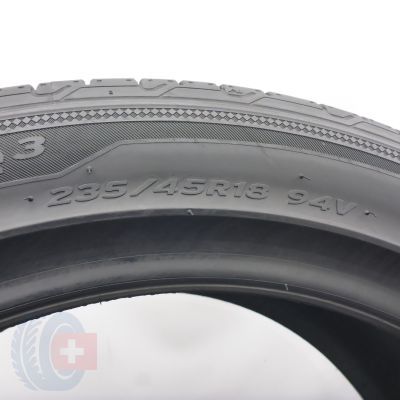 5. Opony 235/45 R18 4x HANKOOK 94V Ventus Prime 3 K125 Letnie 2019 7,2mm