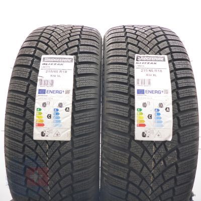 Opony 215/45 R18 2x BRIDGESTONE 93V XL Blizzak LM005 Zimowe 2022 