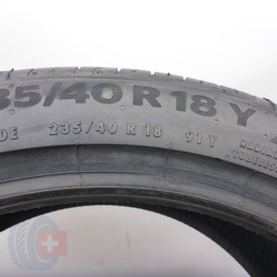 6. Opony 235/40 R18 2x CONTINENTAL 91Y PremiumContact 6 Letnie 2022 
